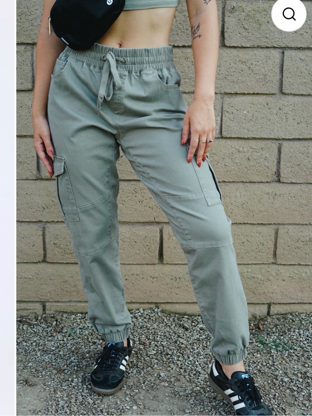 Rewash Grey cargo pant M